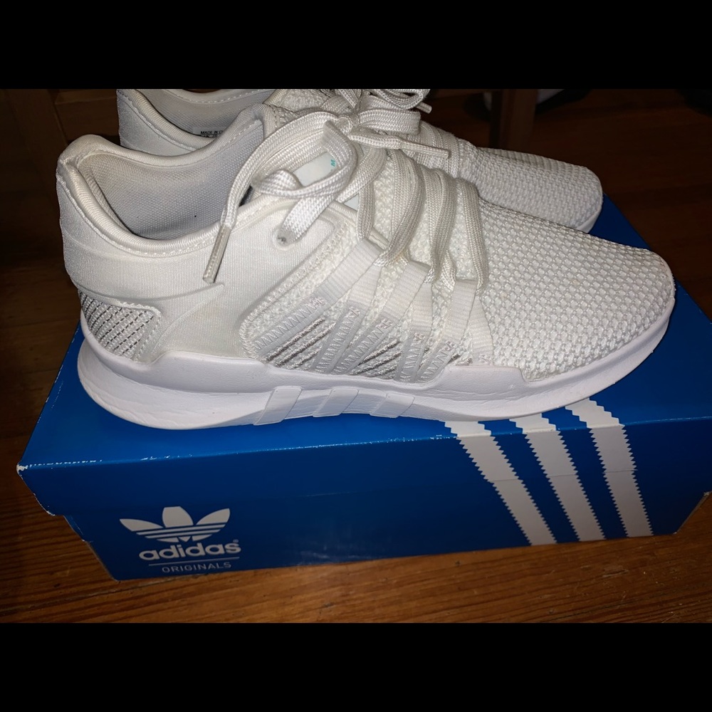 ADIDAS white EQT sneakers